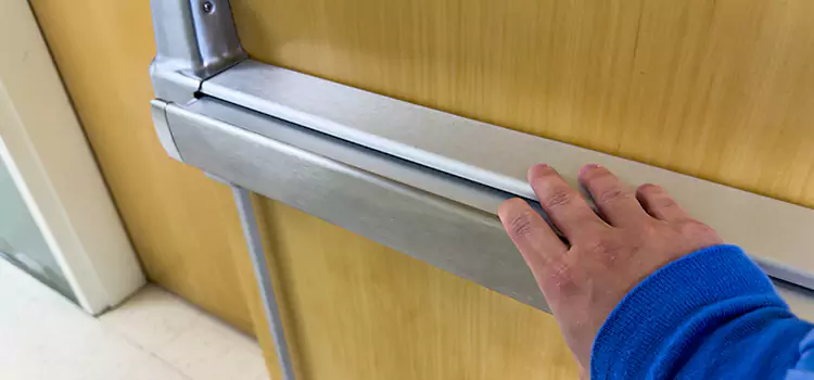 Installing a Push Bar on a Door Hutchinson